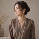 パール ネックレス セット ロング 2連 ピアス イヤリング 貝パール 6mm120cm ホワイト シルバーブラック グレー ケース付 カジュアル プレゼント ギフト 誕生日プレゼント 誕生日 おしゃれ 上品 大人 普段使い お呼ばれ 二次会 パーティー 結婚式 真珠 40代 50代 60代 母 妻 祖母 彼女 女性 アレンジ 重ね付け クリスマスプレゼント クリスマス