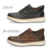 エドウィン スニーカー メンズ EDWIN EDM-14FS ハンズフリー 手を使わず履ける 立ったまま履ける 防水 4cm防水 ゴム紐 グリップソール 滑りにくい カジュアルシューズ ウォーキング ブラック ダークブラウン