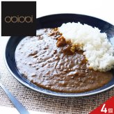 obiobi 監修 神戸牛 粗挽きカレー 4個入 ギフト カレー 惣菜 ビーフカレー 粗挽き牛肉
