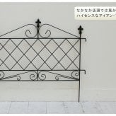 ガーデン エクステリア アプローチローフェンス 8枚組 送料無料 フェンス アイアン ガーデニング 枠 柵 仕切り 目隠し 境目 クラシカル アンティーク トレリス ベランダ つる 薔薇 バラ 朝顔 園芸 ラティス つるバラ 庭誘引 屋外