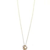 イニシャル ネックレス K18 ゴールド ダイヤモンド ネックレス 0.01ct 一粒 ダイヤ R 文字 ペンダント レディース アクセサリー 18金 華奢 シンプル 誕生日 プレゼント ギフト