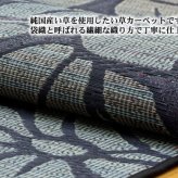 夏ラグ 夏用カーペット 純国産 袋織 い草ラグカーペット 『ＤＸなでしこ』 約191×250cm(裏:不織布）