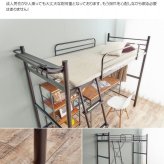 ロフト シングル パイプ 二段 ハイタイプ ロータイプ 子供 フレーム 収納 ハシゴ階段 ミドル コンパクト 宮付き 高さ調節 2WAY シンプル収納付き おしゃれ