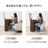 照明 ライト 大容量 ドレッサーワゴン ワイドミラー LED 付き 幅30.5×高さ80cm サイドテーブル 便利2WAY ドレッサー コスメワゴン メイクボックス スキンケア コンパクト キャスター付 アクセサリー収納 美容家電 化粧品収納 ヘアメイク