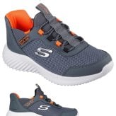 スケッチャーズ スリップインズ キッズ ジュニア スニーカー 男の子 女の子 運動靴 黒 ハンズフリー SKECHERS Slip-ins BOUNDER バウンダー ノーマル幅 403822N 403822L 303585N 303585L