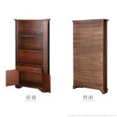 イタリア 家具 ヨーロピアン ヴェローナクラシック オープンキャビネット W98cm ハイタイプ 収納 ヨーロッパ家具 クラシック 輸入家具 アンティーク風 イタリア製 ブラウン おしゃれ 高級感 エレガント 木製 天然木 リモート テレワーク 在宅 新生活