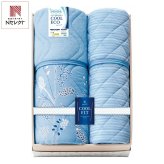 接触冷感 クールフィット 肌布団 敷パッド ギフトセット 2種入 冷感寝具 ウォッシャブル 夏用寝具【北海道・沖縄県・離島 配送不可】