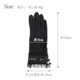 手袋 レディース かわいい おしゃれ 暖かい 冬 防寒 あったか スマホ対応 サテン 光沢 リボン ハート チャーム レース プレゼント【LALUICE ラルイス】