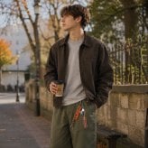outdoor products ジョジョの奇妙な冒険 パラコードキーホルダー キーホルダー ストラップ レディース メンズ ギフト プレゼント ブラック jo06 ODJO40