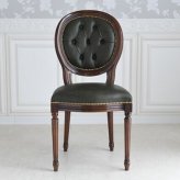 ダイニング家具 イタリア家具 アンティーク調 猫脚 ダイニングテーブルセット 4人掛け 楕円 布張り 青 ブルー チェア4脚 象嵌 楕円テーブル 幅135cm イタリア製 ルネッサンス Italia ダイニング5点セット