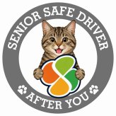 カーサイン 高齢者マーク SENIOR SAFE DRIVER キジトラ ステッカー シール 直径13cm 肉球 日本製 車