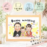 結婚記念日の記念に、心に残るお祝いを、似顔絵で届けます。 結婚祝い プレゼント 似顔絵 名入れ ギフト 手描き 贈り物 結婚記念日 記念 お祝い ウェルカムボード 挙式 同僚 友達 家族 カップル 友人 下書き確認 修正無料 名入れ 似てる 実績多数 そっくり 親孝行 結婚式 ウェディング 一生もの 宝物 オリジナル 感謝 クリスマス 同窓会 闘病中の方への励まし 引っ越し 披露宴