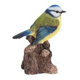 置物 鳥 青雀 高さ13.5cm woobia ウービア アオガラ 野鳥 リアル おしゃれ 玄関 インテリア オブジェ ガーデン 北欧 ナチュラル 小鳥 動物 アニマル 癒し 鳥好き 出窓 棚 プレゼント ギフト バードウォッチング