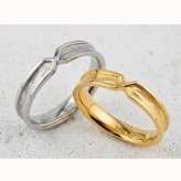 【レーザー刻印無料】【20文字まで刻印◎】ハワイアンジュエリー ペアリング 指輪 ステンレス サージカルステンレス 名入れ センター クロス X 幅4mm 金属アレルギー シルバー ゴールド メンズ レディース 男性 女性 ギフト プレゼント ランキング 大人 シンプル ファッション アクセサリー