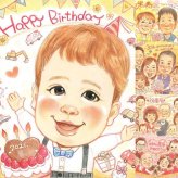 誕生日のプレゼントに、大切な瞬間を、あたたかく残せます。初めての似顔絵注文でも安心です。 誕生日 似顔絵 プレゼント ギフト 贈り物 手描き 名入れ 誕生日 お祝い 記念日 子供 男の子 家族 女の子 子ども 名入れ 下書き確認 修正無料 親孝行 宝物 実績多数 そっくり 記念 サプライズ 誕生日 還暦祝い 白寿祝い 大量注文 キレイ ハロウィン 二次会 傘寿祝い 同窓会 ブライダルギフト 感動