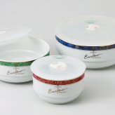 マーブルフリーパック3点セット 磁器 美濃焼 やきものの里から、暮らしを贈ります。　ギフト 食器 セット テーブルウェア