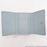 サンリオ シナモロール 口金財布 ミニ財布 レディース キャラクター グッズ パール調 型押し ハート メタル ストーン 小銭入れ カードケース コンパクト 折りたたみ 財布 ウォレット サンリオ正規ライセンス品