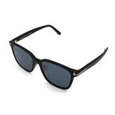 トムフォード TOM FORD サングラス FT1136-K/S 01A 56 アイウェア EYEWEAR アジアンフィット メンズ レディース ユニセックス ブラック+グレー 海外正規品