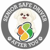 カーサイン 高齢者マーク SENIOR SAFE DRIVER マルペキ ステッカー シール 直径13cm 肉球 日本製 車