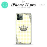 iPhone11Pro iPhone11 Pro スマホケース ハードケース 王冠 黄 メンズ レディース nk-i11p-1454