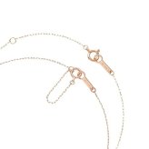 【無料ラッピング】  ヨンドシー 4℃ 6月誕生石 K10ピンクゴールド ネックレス ムーンストーン ホワイトトパーズ ブランド 正規品 新品 ギフト プレゼント 人気 おすすめ 誕生日 記念日 クリスマス 送料無料