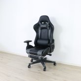 ゲーミングチェア 高さ調節 フットレスト付き グレー・ホワイト・オレンジ W70xD65xH123-133cm座面高44-54cm デスクチェア オフィスチェア パソコンチェア フットレスト グレイ ホワイト オレンジ おしゃれ 新生活