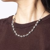 アミ パリス AMI PARIS METAL HEART CHOKER メタル ハート チョーカー UJW982.362 ネックレス レディース アクセサリー シルバー