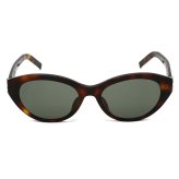 サンローラン Saint Laurent サングラス アジアンフィット UVカット アイウェア キャットアイ フォックス SL M148/F-003 メンズ レディース ユニセックス ハバナ+グレー 国内正規品