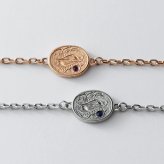 ハワイアンジュエリー ペアブレスレット つけっぱなし 刻印 ステンレス 金属アレルギー ブランド 大人 シンプル オーバル サファイア ルビー ハワジュ 金アレ サージカルステンレス 2本セット クリスマス 誕生日 記念日 プレゼント テラグラティア Terra-gratia PairBracelet【lstb016pair】
