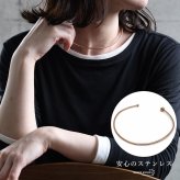 ステンレス チョーカー ネックレス レディース メタルチョーカー シンプル ボールチョーカー ダブル ピンク 球 玉 細身 プチプラ 高見え 普段使い 大人 可愛い プチプラ 女性 金属アレルギー対応