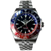 ジーダ ZEEDA デュアルゾーン DUAL-ZONE R＆B 腕時計 メンズ 自動巻き GMT DU-2TN