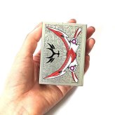 加熱式タバコ 対応 仮面ライダー アギト シガレットケース 選べる シャイニングカリバー GX-05 ケルベロス かっこいい アイコス ヒートスティック ハードケース 和風 おしゃれ たばこ シルバー ブラック カートリッジ 小物入れ メンズ ギフト プレゼント