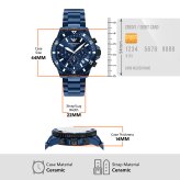 エンポリオアルマーニ EMPORIO ARMANI 腕時計 メンズ ソーラー クロノグラフ セラミック AR70024【2026 新作】