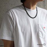 純チタン製 軽い ネックレスチェーン フィガロ喜平ネックレス ブラック つけっぱなし 幅7mm 丁度いい太さ かっこいい クール シンプル 大人 厚みあり メンズ 男性 金属アレルギー対応