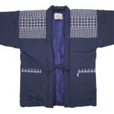 はんてん 半天 刺し子 どてら 綿入り WA-9 5203 ネイビー グレー 部屋着 メンズ 男性 防寒着 暖かい 寛ぎ着 父の日 敬老の日 ギフト クリスマス 保温 あたたかい 布団 40代 50代 60代 70代