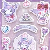 サンリオ クロミ ジュエルマシュマロシール (スパークルジュエル) 文具 Sanrio
