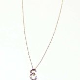 イニシャル ネックレス K18 ゴールド ダイヤモンド 0.01ct 一粒ダイヤ 18金 レディース ペンダント アルファベット E シンプル 華奢 ジュエリー アクセサリー ギフト プレゼント 誕生日 記念日