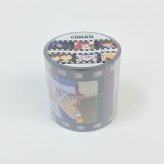 名探偵コナン 養生テープ 場面写A テープ YOJO マスキングテープ 文具 ブラック グッズ