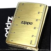 ZIPPO ライター おもしろ 定規 アンティークブラス 古美仕上げ ジッポ ロゴ ゴールド おしゃれ かっこいい メンズ ギフト プレゼント