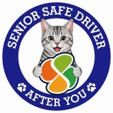 カーサイン 高齢者マーク SENIOR SAFE DRIVER サバトラ ステッカー シール 直径13cm 肉球 日本製 車