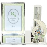 【直送】おもいでのあかし お骨入れ付オーナメントフレーム [26-0046-117] クローバー ペット用仏具 遺骨入れ 骨壷 骨壺 フォトフレーム 写真立て 遺毛入れ 供養 ペット仏具 ペットメモリアル メモリアルグッズ ギフト プレゼント