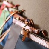 サコッシュ メンズ HALEINE 日本製 ナイロン 栃木レザー たつのレザー【名入れ 可能】 ショルダーバッグ【Makuake掲載】ボディバッグ 斜めがけ 斜め掛け バッグ ミニバッグ 牛革 本革 ブランド プレゼント ギフト 4FB (07000371-mens-1r)