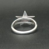 スターリング 指輪 シルバー925 【刻印無料】スター 星 リング シルバーアクセサリー メンズ レディース ユニセックス スターリングシルバー 誕生日 クリスマス プレゼント 贈り物 ギフト 母の日 ハンドメイド 箱入り ジュエリーボックス Grand Galleria グランドガレリア