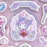 サンリオ クロミ ジュエルマシュマロシール (スパークルジュエル) 文具 Sanrio