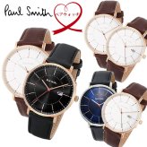 【ペアウォッチ】 ポールスミス Paul Smith 腕時計 ペア メンズ レディース TRACK 42mm 革ベルト 本革 ブランド 人気 ウォッチ 記念日 ギフト プレゼント
