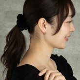 【ジュエリーの町 山梨県甲府製】 K18 フープピアス 18金 片耳 2x15mm 日本製 1個売り プレゼント ギフト メンズ レディース 金属アレルギー対応 品質保証書