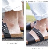ハワイアンジュエリー アンクレット 選べるハワイアン チャーム あずきチェーン 太1.8mm 長さ20cm～25cm 0.5cm刻みで選べる シルバー925 メンズ レディース 誕生日 プレゼント ハロウィン 【品番：SCL12】