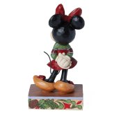 ミニー クリスマスセーター 14.3cm クリスマス | ディズニー トラディションズ ジムショア グッズ フィギュア 人形 置物 彫刻 Jim Shore 正規輸入品