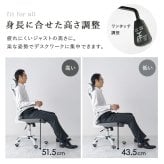 オフィスチェア メッシュ オフィス ヘッドレスト ランバーサポート 跳ね上げ式 アームレスト 可動肘 ロッキング 昇降 回転 キャスター付き ハイバック ワーク 椅子 いす 事務椅子 在宅ワーク テレワーク ブラック グレー 通気性 ポリエステル イス 新生活