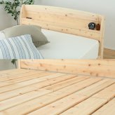 ベッド 寝具 すのこ 日本製 天然 ひのき 繊細すのこ 宮付きタイプ 組立式 シングル セミダブル ダブル S SD D 国産 高さ調整 コンセント 防ダニ 抗菌 防虫 防カビ 効果 湿気 シンプル 布団 リラックス効果 フレーム マットレス付き